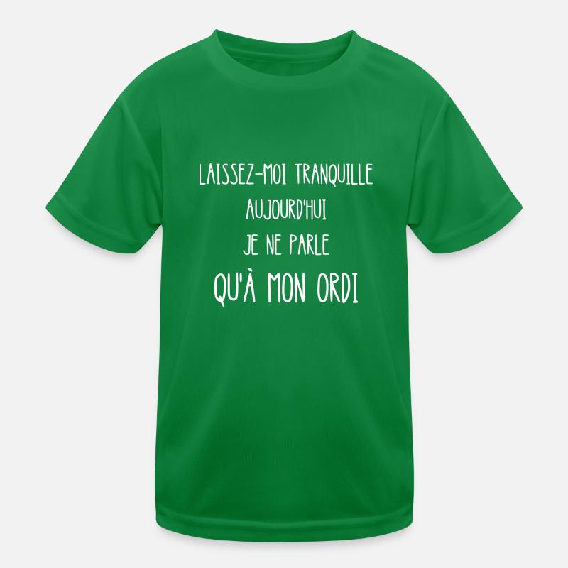 laissez-moi tranquille T-shirt sport Enfant
