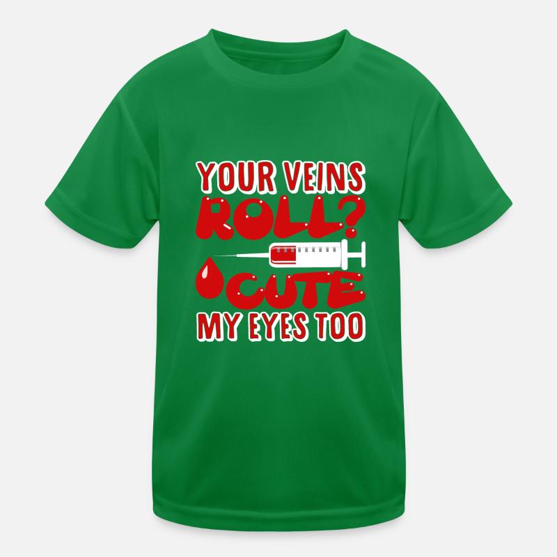 Phlébotomiste Drôle Phlébotomie Technicien Infirmière T-shirt sport Enfant