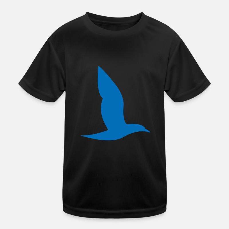 oiseau bleu T-shirt sport Enfant