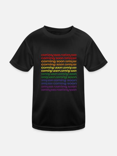 I love Pride - Kinder Funktions-T-Shirt - Schwarz - Vorne