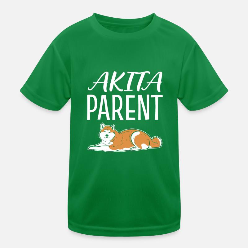 Akita Elternteil Hundeltern Geschenk Kinder Funktions-T-Shirt