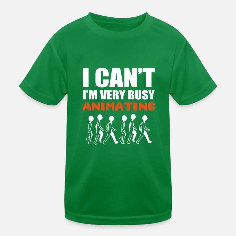 Busy animate screenwriter gift Kids Functional T-Shirt
