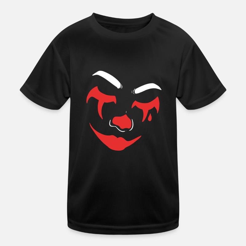 Sad Clown Entertainer Gift Kids Functional T-Shirt
