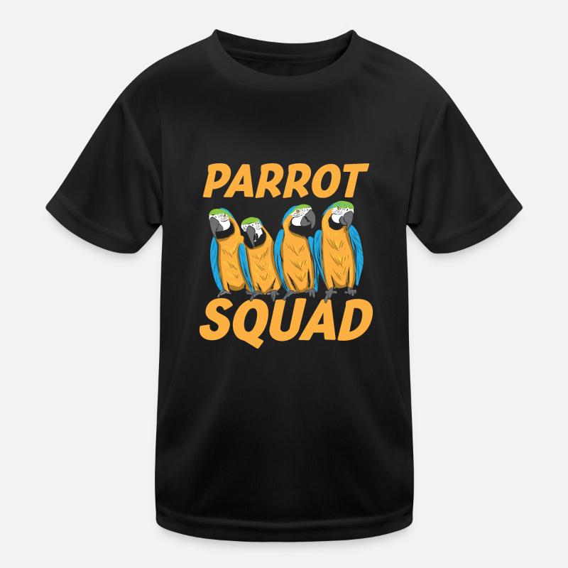 Parrot Squad Drôle d’amant de perroquet T-shirt sport Enfant