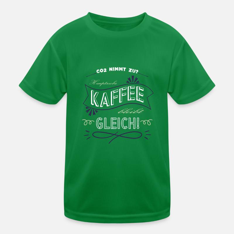 zitat ich liebe kaffee arbeitskollege geschenk Kinder Funktions-T-Shirt