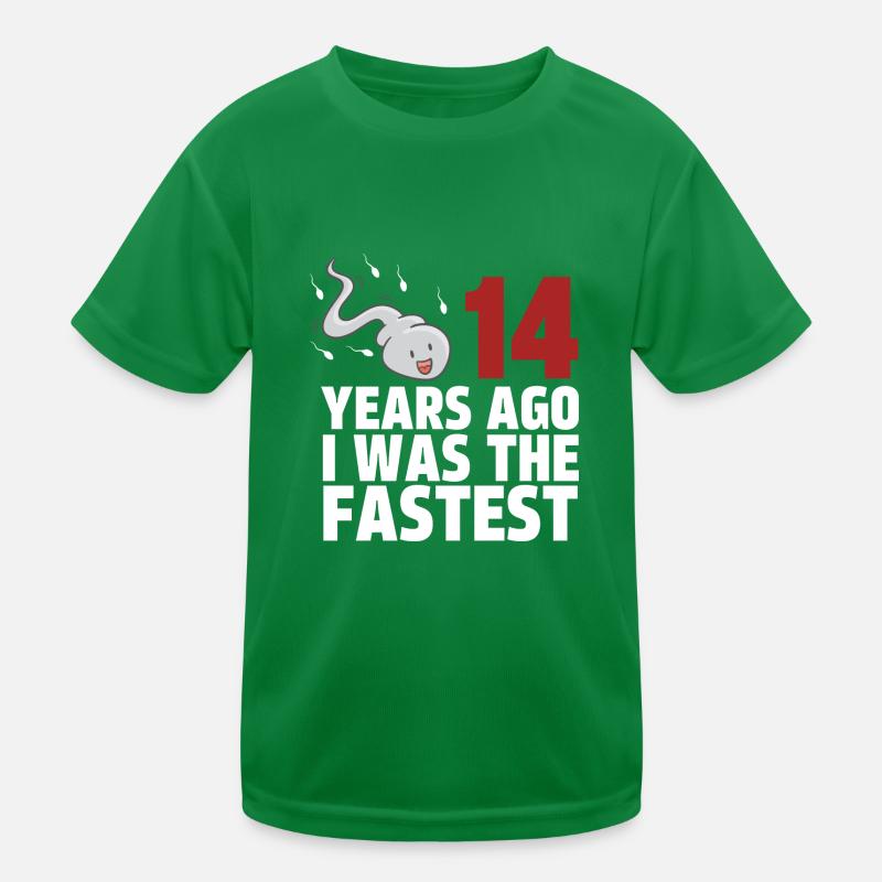 Il y a 14 ans, j’étais le plus rapide T-shirt sport Enfant