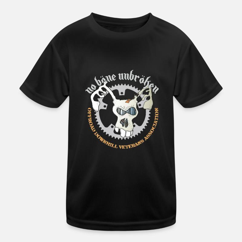No Bone Unbroken Offroad Dowhill MTB Kinder Funktions-T-Shirt