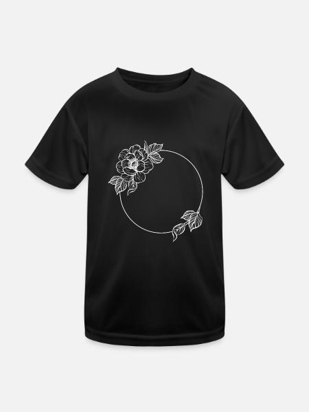 Florist Blume Pflanze Natur Gärtner - Kinder Funktions-T-Shirt - Schwarz - Vorne