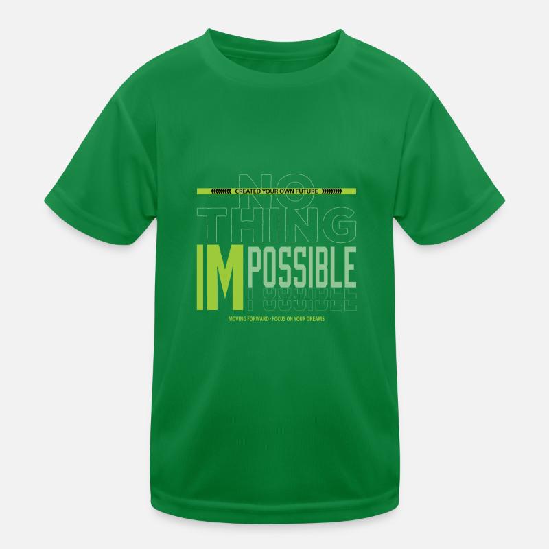 NOTHING IMPOSSIBLE Kids Functional T-Shirt
