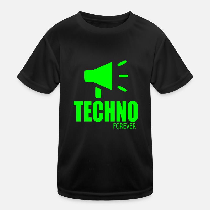 Techno forever Kids Functional T-Shirt