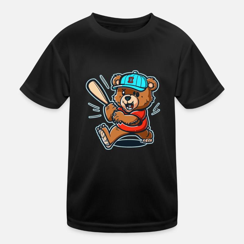 Bären-Teig Kinder Funktions-T-Shirt
