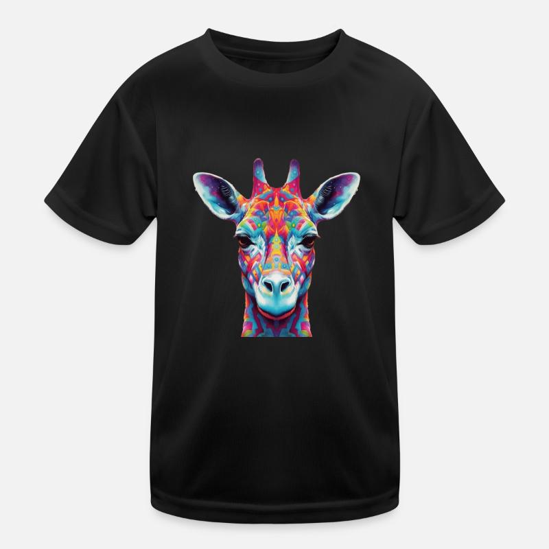 Girafe psychédélique T-shirt sport Enfant