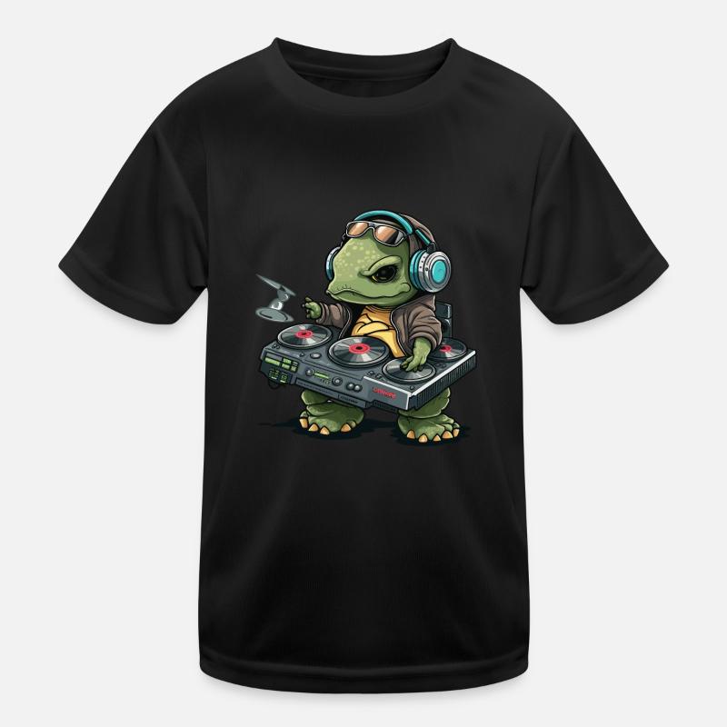 Schildkröten-Beats Kinder Funktions-T-Shirt