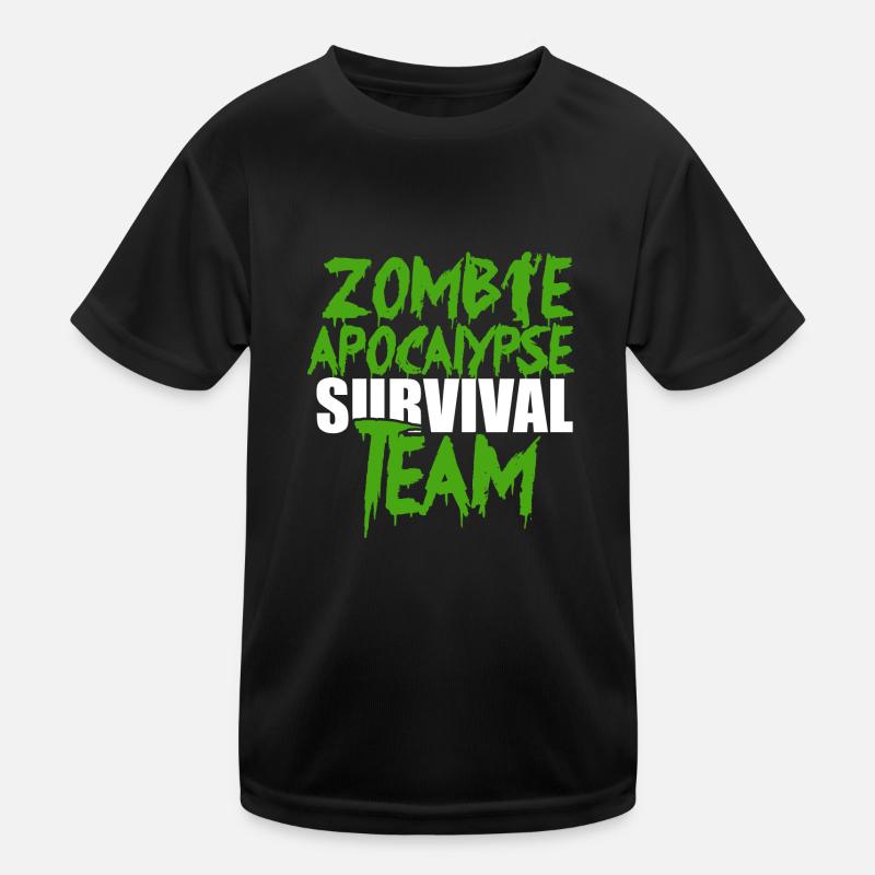 Zombie Apocalypse Survival Team Emergency Prepping Kinder Funktions-T-Shirt