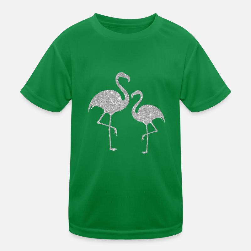 Flamingo argenté T-shirt sport Enfant