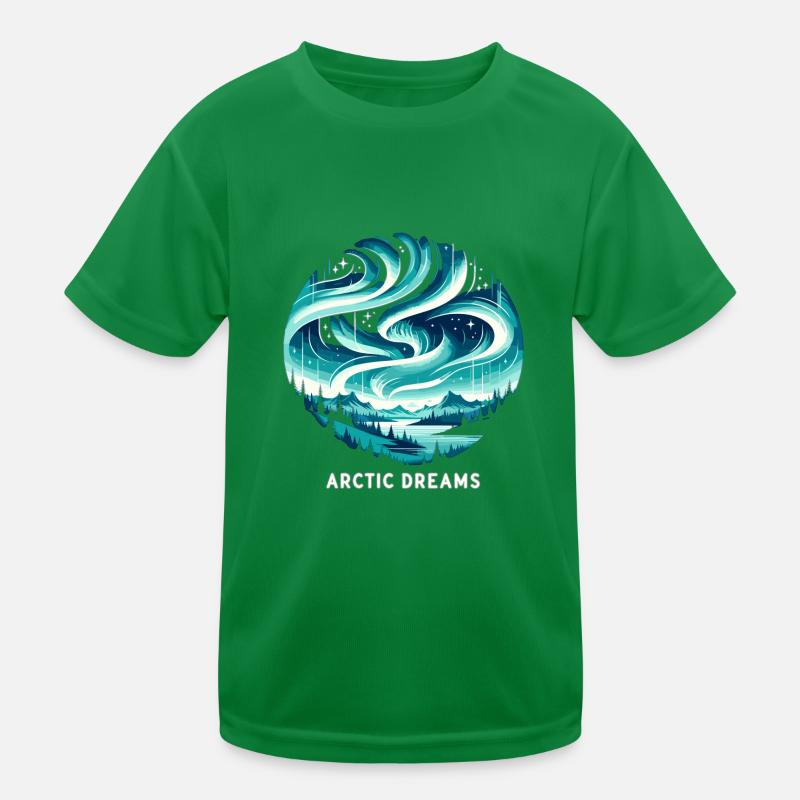 Arktisches Flüstern Kinder Funktions-T-Shirt