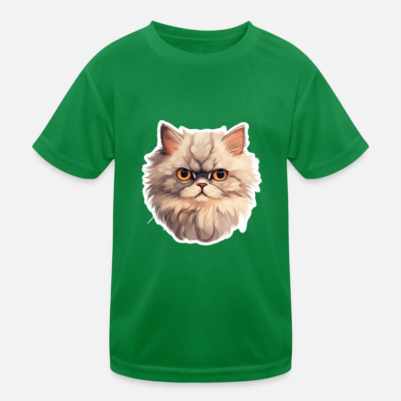 Tête de chat persan T-shirt sport Enfant