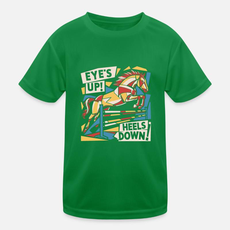 Les yeux vers le haut, les talons vers le bas T-shirt sport Enfant