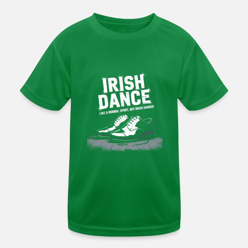 Die Kunst des Irish Dance Kinder Funktions-T-Shirt