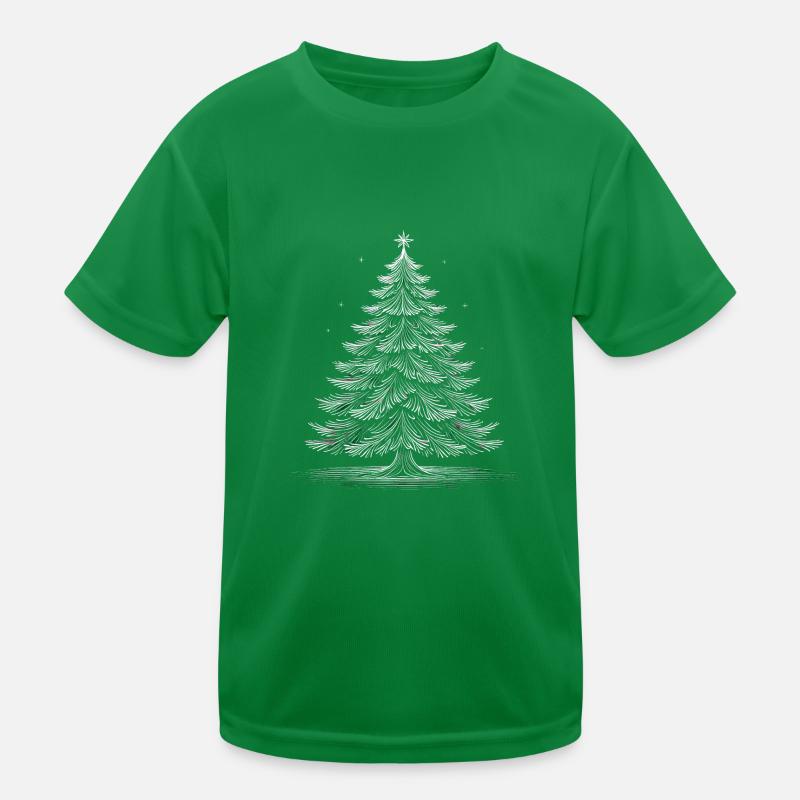 Weihnachtsbaum Tannenbaum Kinder Funktions-T-Shirt
