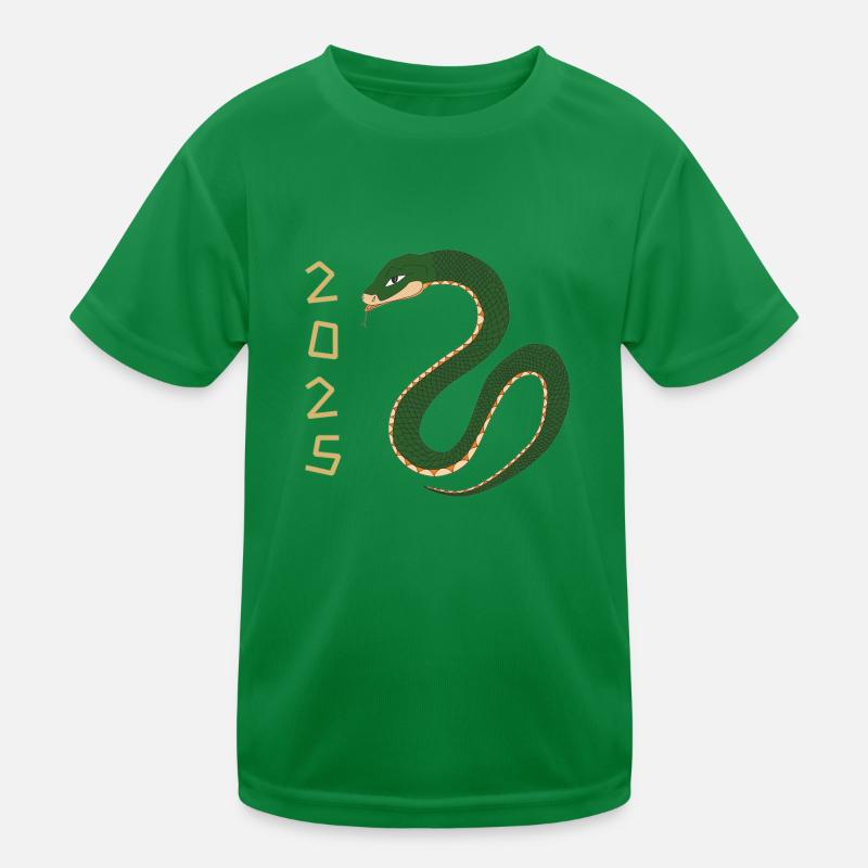 Serpent vert 2025 T-shirt sport Enfant