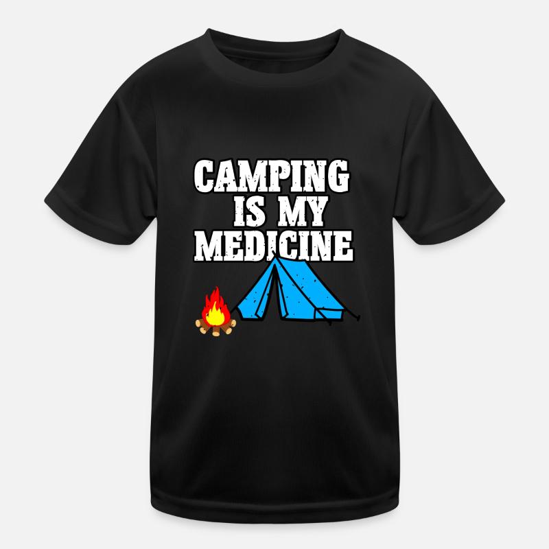 Camping Medicine Kids Functional T-Shirt