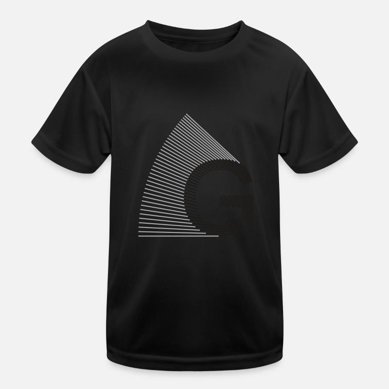 strahlen_typo_G Kinder Funktions-T-Shirt