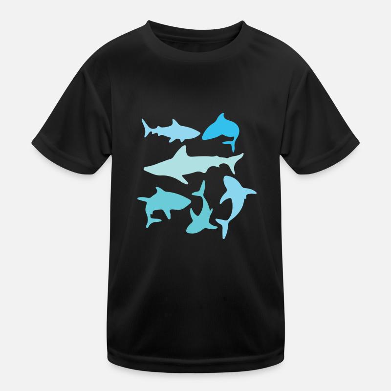 Sharks Kids Functional T-Shirt