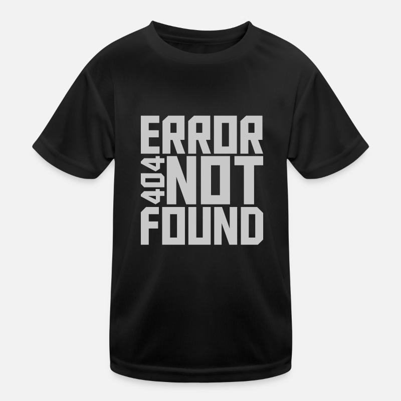 Error 404 not found Kids Functional T-Shirt