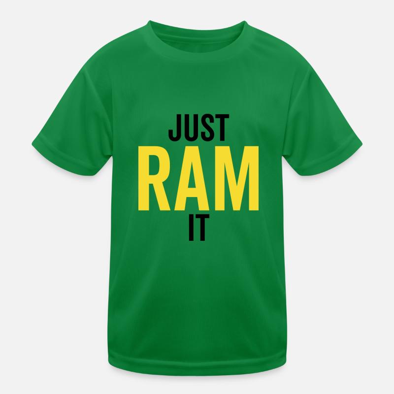 Just Ram It Kids Functional T-Shirt