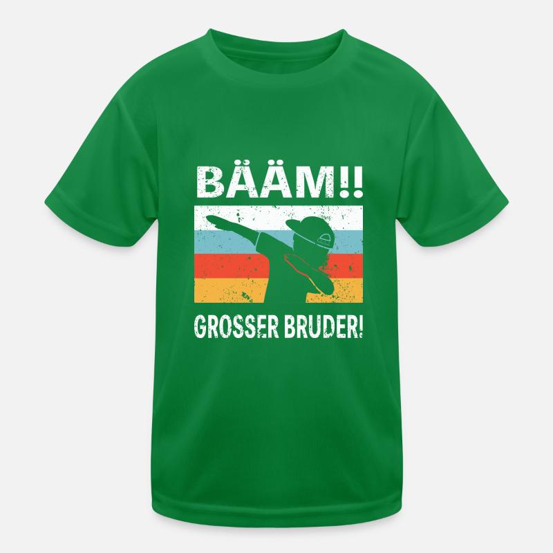 Bääm! Großer Bruder Geschenk Baby Kinder Funktions-T-Shirt