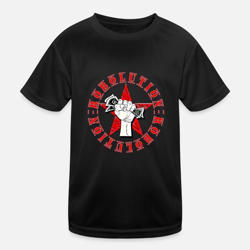Theft lution - Kids Functional T-Shirt - black