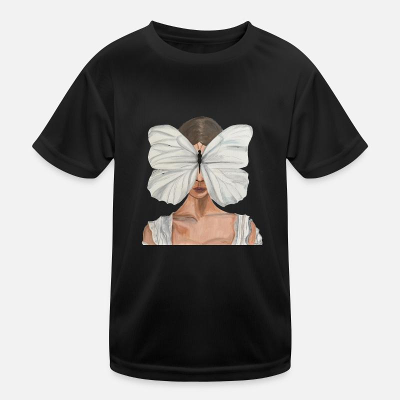 Schmetterlingsfrau Kinder Funktions-T-Shirt