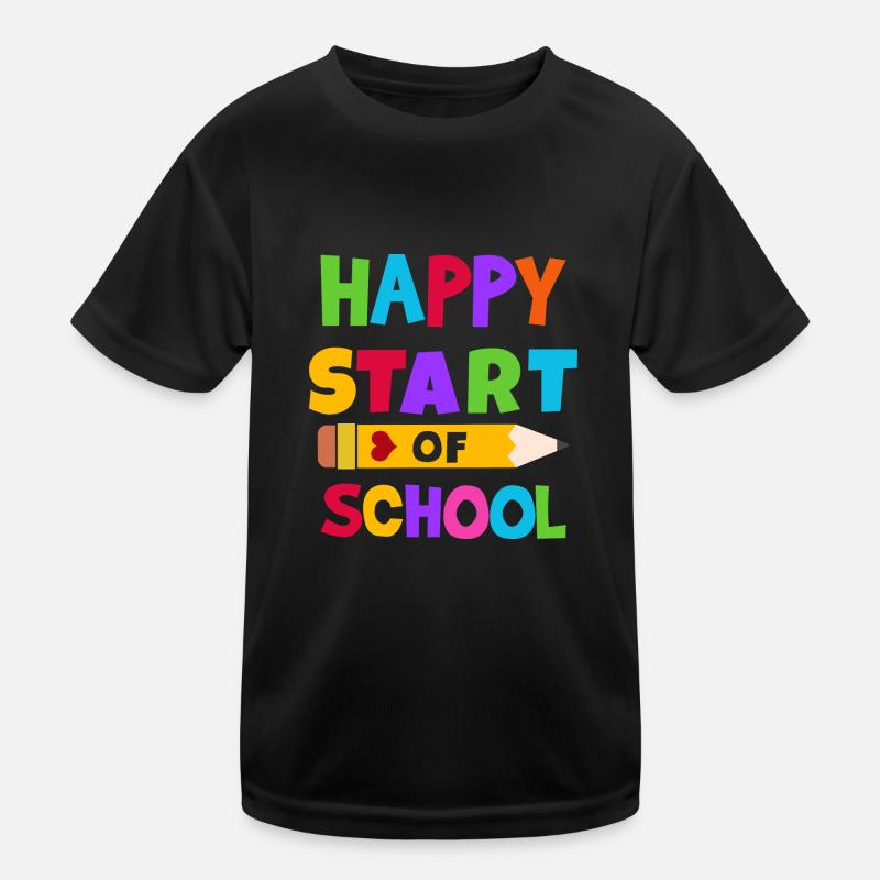 Froher Schulstart Schulbeginn Geschenk Kinder Funktions-T-Shirt