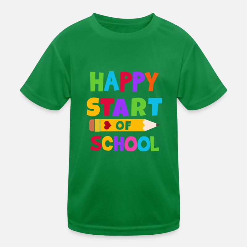 Froher Schulstart Schulbeginn Geschenk Kinder Funktions-T-Shirt