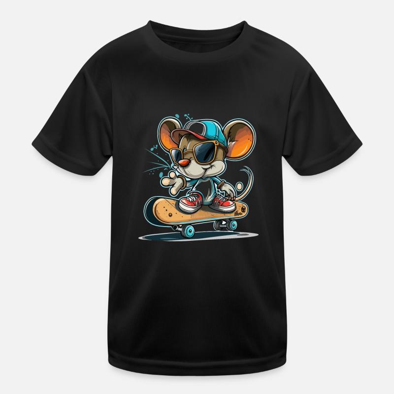 Mouse Moves Kids Functional T-Shirt