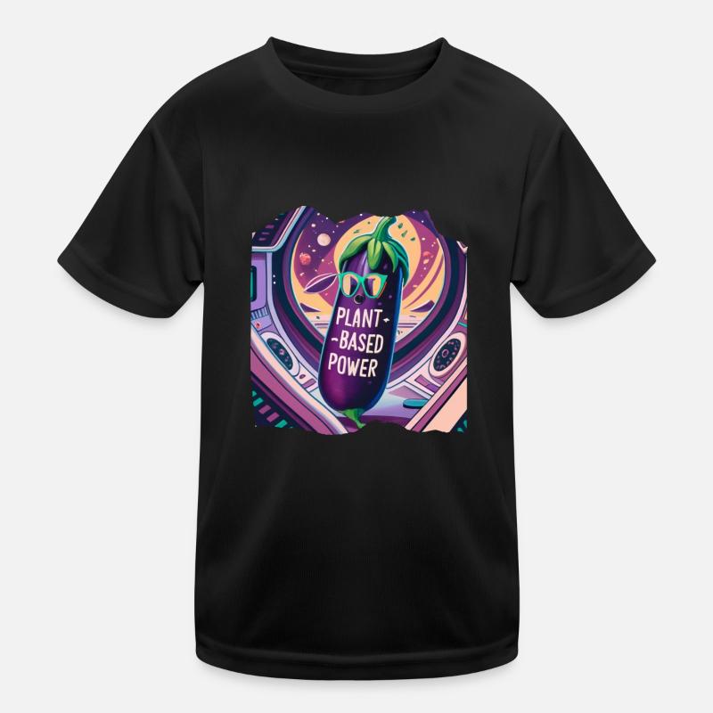 Brocoli dans un vaisseau spatial à base de puissance basée sur une plante T-shirt sport Enfant