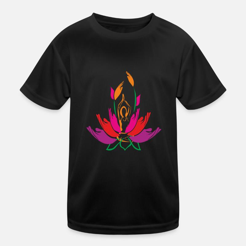 Hugging Hands - Kids Functional T-Shirt - black
