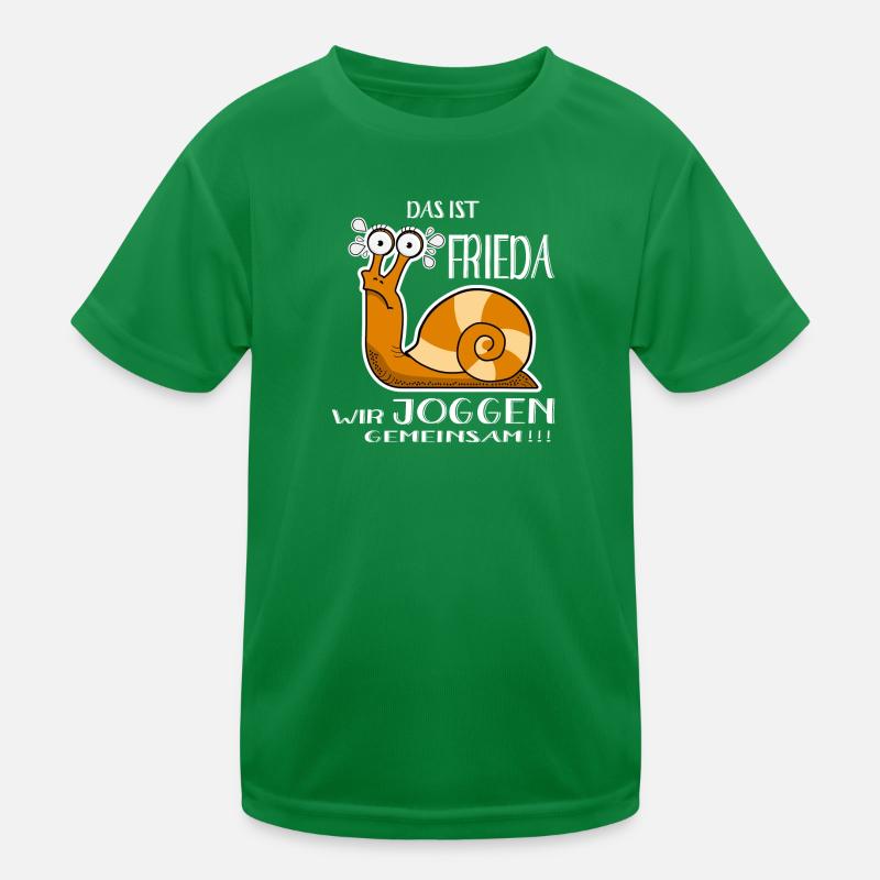 DAS IST FRIEDA WIR JOGGEN GEMEINSAM cooler Spruch Kinder Funktions-T-Shirt