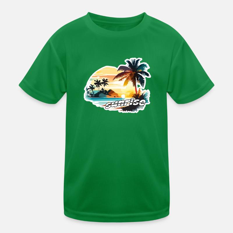Lever du soleil T-shirt sport Enfant