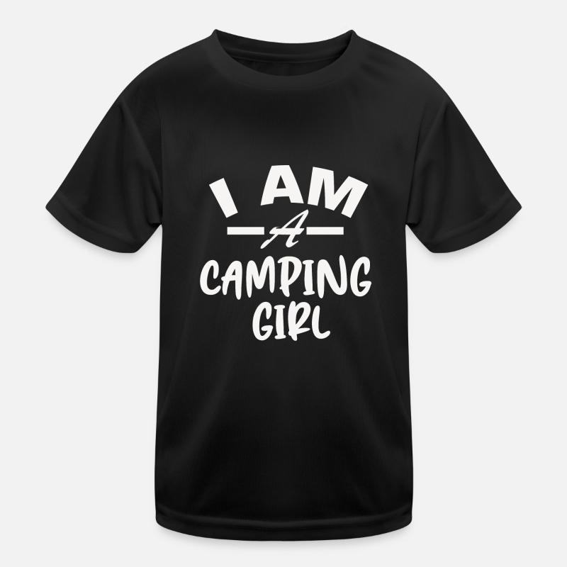 Camping Kinder Funktions-T-Shirt