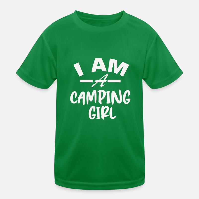 Camping Kids Functional T-Shirt
