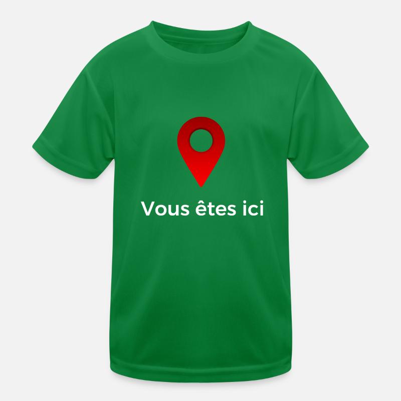 Vous êtes ici T-shirt sport Enfant