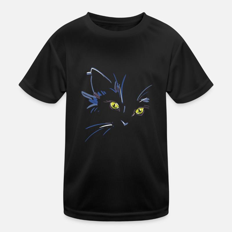 Chat mignon T-shirt sport Enfant