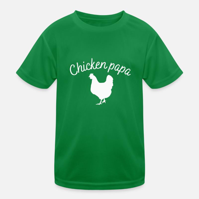 chicken dad Kids Functional T-Shirt