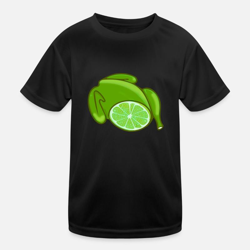 hähnchen,hühnchen,limone,zitronenhühnchen,comic Kinder Funktions-T-Shirt