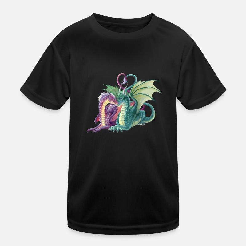 love dragons Kinder Funktions-T-Shirt