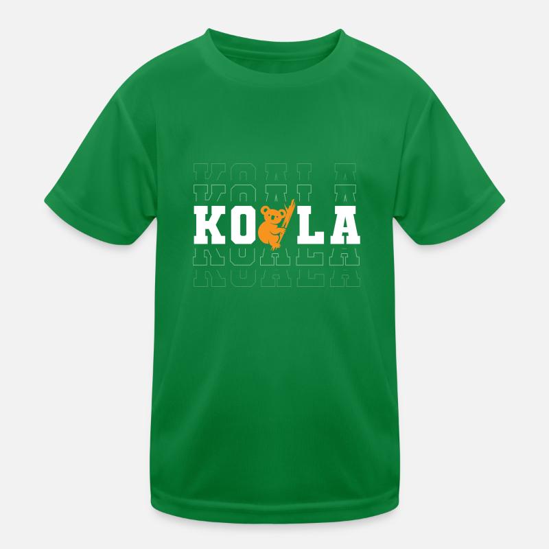 Koala Animal Bear Tree Kids Functional T-Shirt