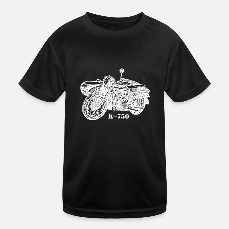 К 750 Silhouette Ural Sidecar Gift Kids Functional T-Shirt