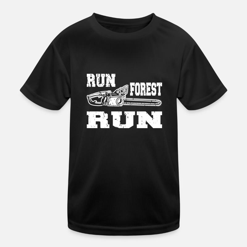 EXÉCUTER LA FORÊT RUN T-shirt sport Enfant